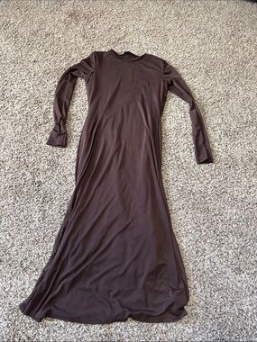 Brown maxi dress